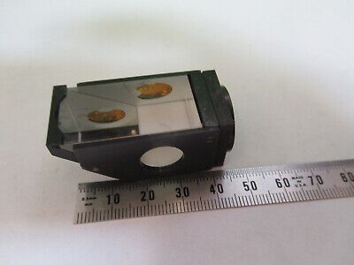 LEITZ WETZLAR GERMANY GLASS PRISM OPTICS MICROSCOPE PART AS PICTURED &Z9-A-69