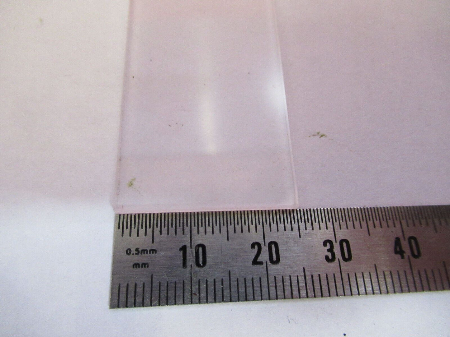 OPTICAL PLATE FROSTED BK7 GLASS PREFORM OPTICS  AS PICTURED G4-A-27