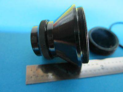 RARE MICROSCOPE OBJECTIVE LENS CARL ZEISS JENA GERMANY PLANAR 4.5X 3.5 cm OPTICS