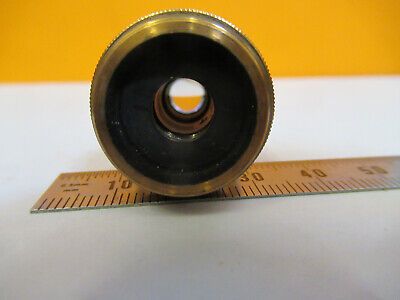 ANTIQUE BRASS LEITZ OBJECTIVE RARE APO LENS MICROSCOPE PART AS PICTURED 8Y-A-112