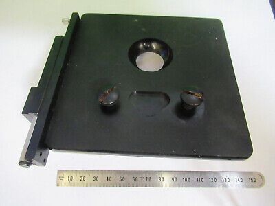 SPENCER AO XY STAGE TABLE VINTAGE MICROSCOPE PART AS PICTURED &3-C-03