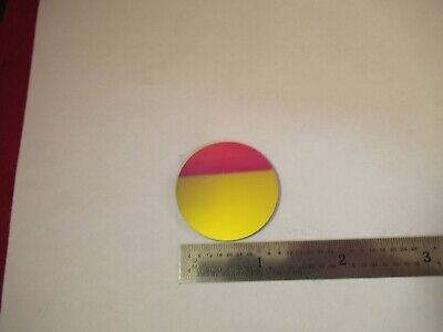 OPTICAL GLASS PLATE DUAL FILTER OPTICS AS PICTURED &FT-6-76