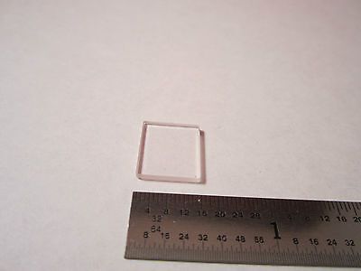 OPTICAL SQUARE WINDOW GLASS LASER OPTICS BIN #7B i