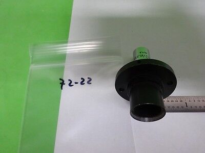 MICROSCOPE PART OBJECTIVE ZEISS GERMANY 10X OPTICS  AS IS BIN#72-22