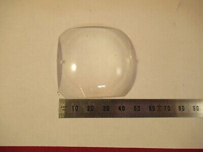 OPTICAL PLASTIC PLANO CONVEX LARGE LENS ILLUMINATOR OPTICS AS PICTURED &14-A-59