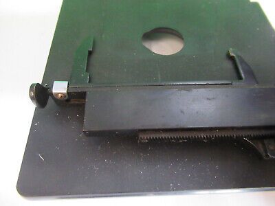 SPENCER AO XY STAGE TABLE VINTAGE MICROSCOPE PART AS PICTURED &3-C-05