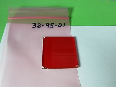 OPTICAL RED FILTER LASER OPTICS BIN #32-95-01