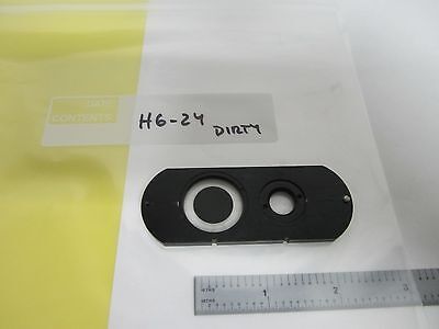 FOR PARTS MICROSCOPE PART SLIDE PHASE CONTRAST OPTICS AS IS BIN#H6-24