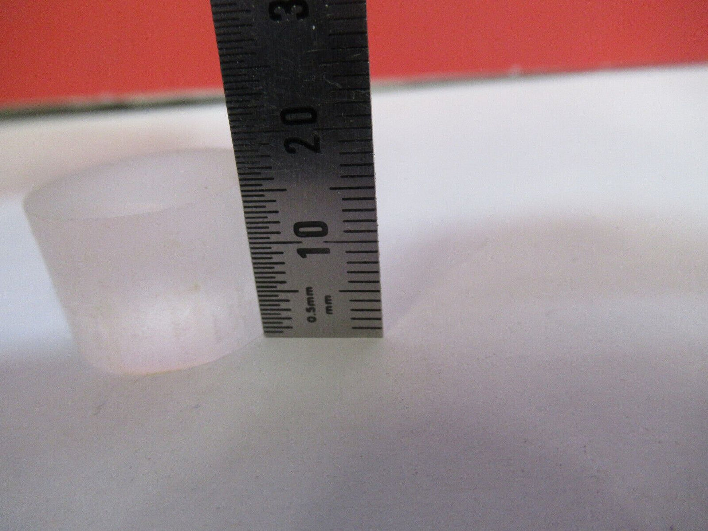 OPTICAL CYLINDER FROSTED BK7 GLASS PREFORM OPTICS  AS PICTURED G4-A-25