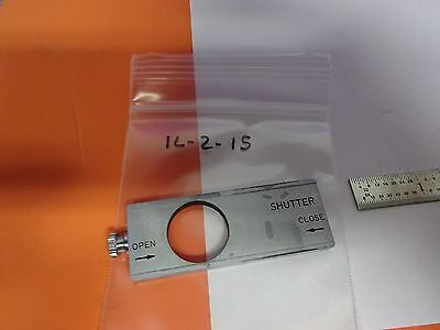 NIKON SHUTTER SLIDE OPTICS MICROSCOPE PART &IL-2-15