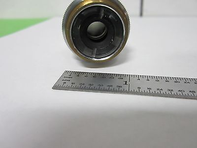 FOR PARTS MICROSCOPE OBJECTIVE 40X [scratched] BAUSCH LOMB OPTICS AS IS BN#L1-17