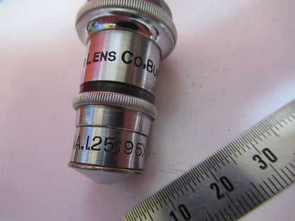 ANTIQUE 95X SPENCER AO OBJECTIVE MICROSCOPE PART AS PICTURED &S9-A-62