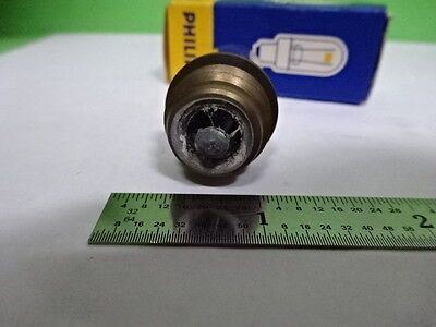 MICROSCOPE PART REICHERT LAMP BULB 6V 15W 13702M PHILIPS OPTICS AS IS #AE-15