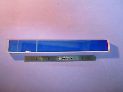 OPTICAL FUSED QUARTZ THICK BAR COATED LASER OPTICS BIN#22-32