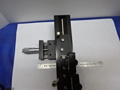 OPTISCHE FASEROPTIK-HALTERUNG RETICLE + MITUTOYO-MIKROMETEROPTIK WIE BESEHEN #84-36