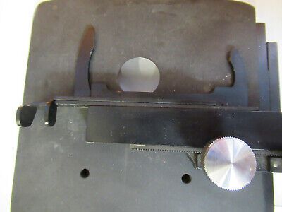 ANTIQUE SPENCER XY STAGE TABLE MICROSCOPE PART AS PICTURED &P5-A-78