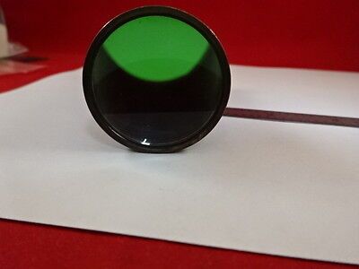 BAUSCH LOMB OPTICAL FILTER GREEN [no lens] MICROSCOPE PART AS PICTURED &H1-C-04