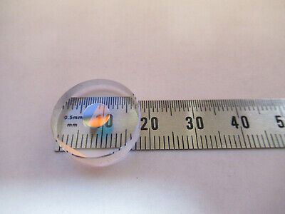 OPTICAL HP HEWLETT PACKARD SILICA COATED LENS LASER OPTICS AS PICTURED R5-A-65