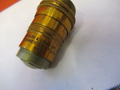 ANTIQUE BAUSCH LOMB APO 45X OBJECTIVE MICROSCOPE PART AS PICTURED &8z-a-110