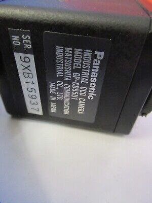 PANASONIC INDUSTRIAL CCD CAMERA GP-CD55U1 MICROSCOPE OPTICS AS PICTURED &Q1-A-99