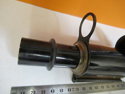 ANTIQUE BRASS SPENCER TUBUS + NOSEPIECE MICROSCOPE PART AS PICTURED &F1-A-01