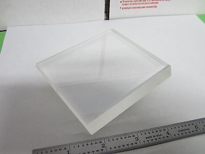 OPTICAL MIL SPEC GLASS WINDOW [polished & truncated] LASER OPTICS BIN#M6-03