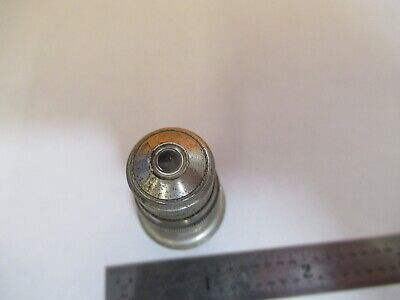 ANTIQUE BRASS SPENCER 4mm OBJECTIVE MICROSCOPE PART AS PICTURED &7B-B-16