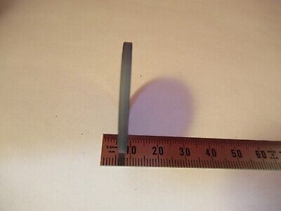 OPTICAL GLASS BLUE FILTER POLISHED MICROSCOPE PART OPTICS AS PICTURED #12-A-47