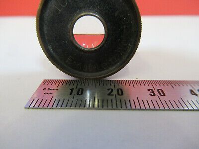 ANTIQUE ERNST LEITZ WETZLAR  EYEPIECE 10X MICROSCOPE PART AS PICTURED &B1-B-19