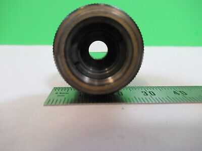 CARL ZEISS GERMANY 10X /160 OBJECTIVE LENS MICROSCOPE PART AS PICTURED #R7-B-54