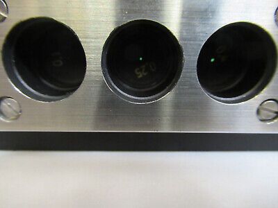 ZEISS SLIDE APERTURE 457375 GERMANY MICROSCOPE PART AS PICTURED &Q9-A-143