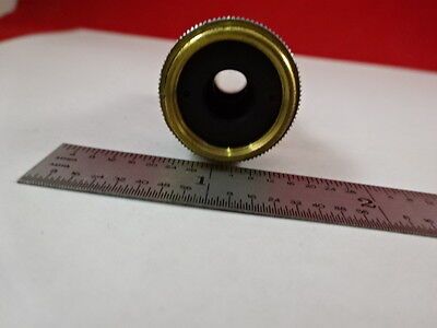 OBJECTIVE 10X VICKERS ENGLAND OPTICS MICROSCOPE PART AS PICTURED &J1-A-09