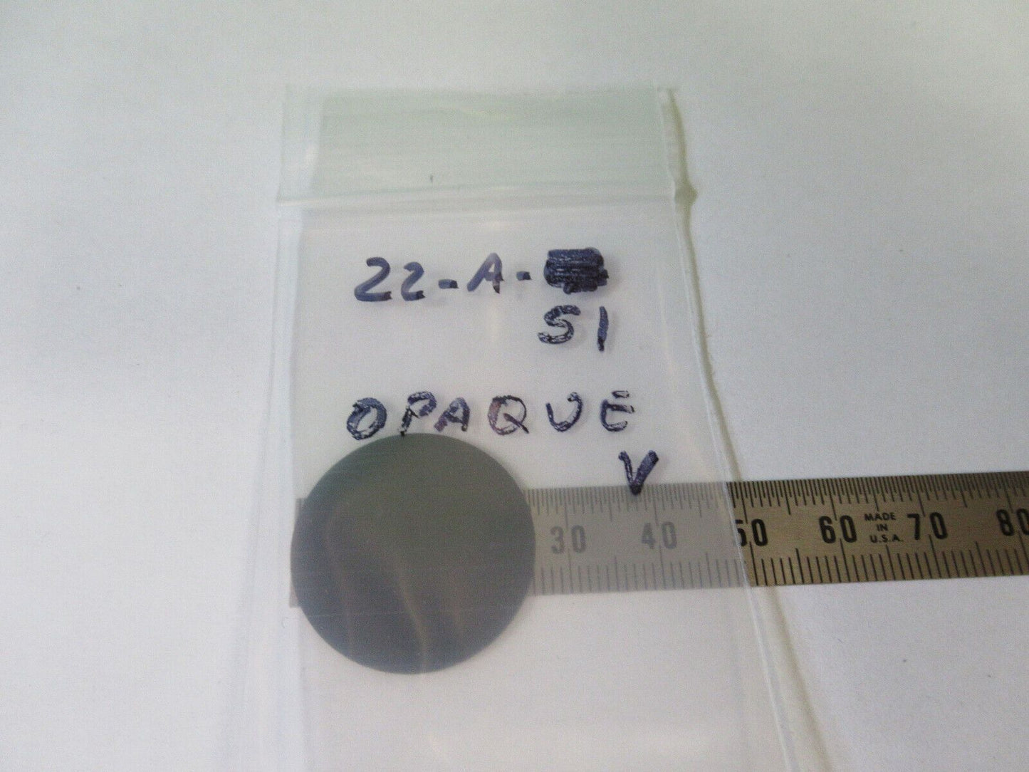 OPTICAL OPAQUE COVER OPTICS AS PICTURED #22-A-51