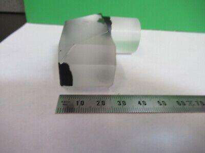 OPTICAL GLASS PRISM ZEISS GERMANY HEAD MICROSCOPE PART AS PICTURED &A9-B-10