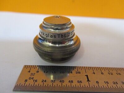 ANTIQUE ERNST LEITZ WETZLAR OBJECTIVE 3mm MICROSCOPE PART AS PICTURED &A3-B-82