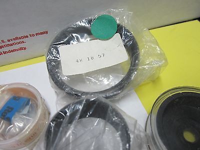 LOT MICROSCOPE PART POLYVAR REICHERT LEICA OPTICAL FILTERS NICE OPTICS BIN#53-25