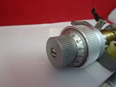 MICROSCOPE PART 020-441.031-005 KNOBS MECHANISM LEITZ GERMANY AS PICTURED &95-40