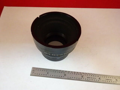 MICROSCOPE PART LEITZ GERMANY POLAROID 0.8X LANDBACK OPTICS AS IS #IL6-43