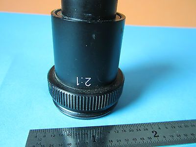 OPTICAL MICROSCOPE PART OBJECTIVE EXPANDER 2:1 LEITZ GERMANY OPTICS BIN#D2-05