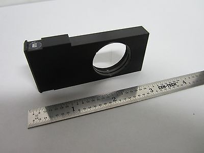 MICROSCOPE PART SLIDE FILTER M + RETICLE RULER OPTICS BIN#F2-5