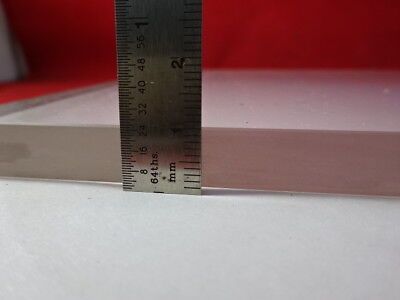 LARGE BEAMSPLITTER HUGE OPTICAL FLAT HUGE GLASS PLATE OPTICS AS IS  #94-24