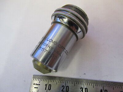 BAUSCH LOMB 43X OBJECTIVE CRACKED MICROSCOPE PART OPTICS AS PICTURED P6-A-110