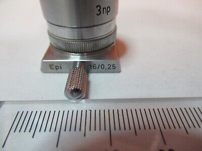 REICHERT AUSTRIA OBJECTIVE 3np 16 EPI MICROSCOPE PART OPTICS AS PICTURED 3K-A-56