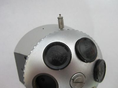 OPTICAL MICROSCOPE PART ZEISS GERMANY NOSEPIECE TURRET 1X OPTICS BIN#H8-L-07