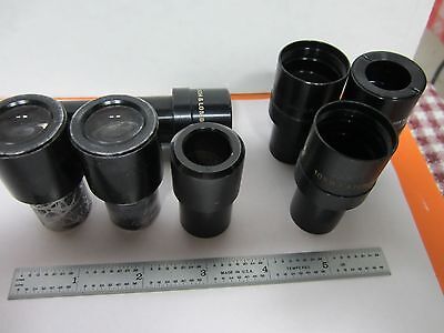 LOT 7 EA AMERICAN OPTICS MICROSCOPE EYEPIECE OPTICS #K9-34