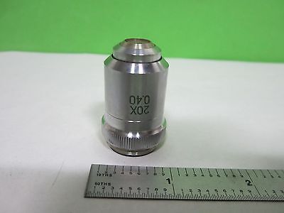 MICROSCOPE PART OBJECTIVE JAPAN 20X OPTICS BIN#S8-09