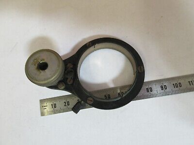 BAUSCH LOMB ANTIQUE CONDENSER HOLDER OPTICS MICROSCOPE PART AS PICTURED &P6-A-60