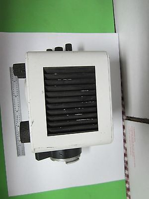 MICROSCOPE ILLUMINATOR LAMP HOUSING ORTHOPLAN LEITZ WETZLAR GERMANY BIN#47 iv