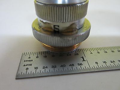 MICROSCOPE PART OBJECTIVE LEITZ GERMANY UTK L 32X WITHOUT IRIS OPTICS BIN#U1-40