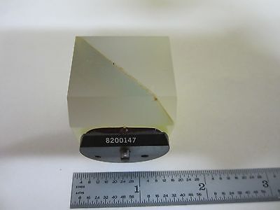 MICROSCOPE PART BEAM SPLITTER  OPTICS AS IS  BIN#19V-B-14